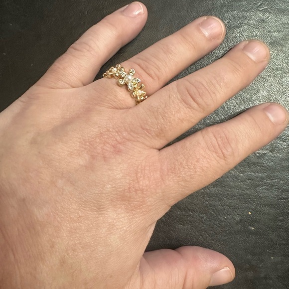 Nordstrom Rack 5 Pack Gold Stacking Rings - Picture 2 of 6